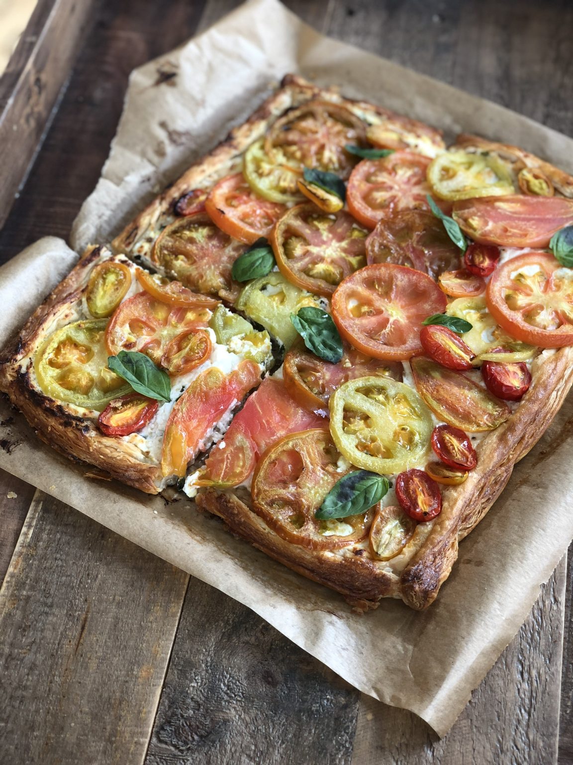 Tomato Puff Pastry Tart Mrs Clueless 9493